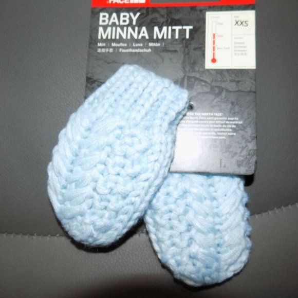 The North Face Baby Minna Mitt Pale Blue Size XXS - Picture 2 of 3